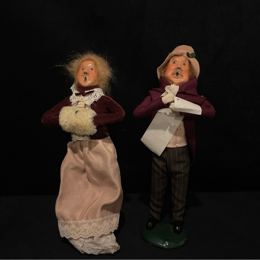 Byers choice carolers lot of 2 1987
